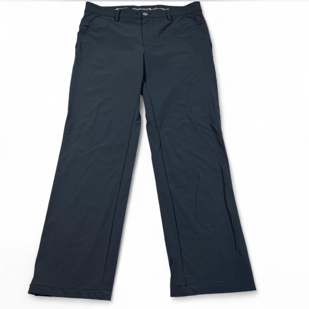 Ballin Mackay Slim Fit‎ Flat Front Perfomance Pants 32x28 Gray